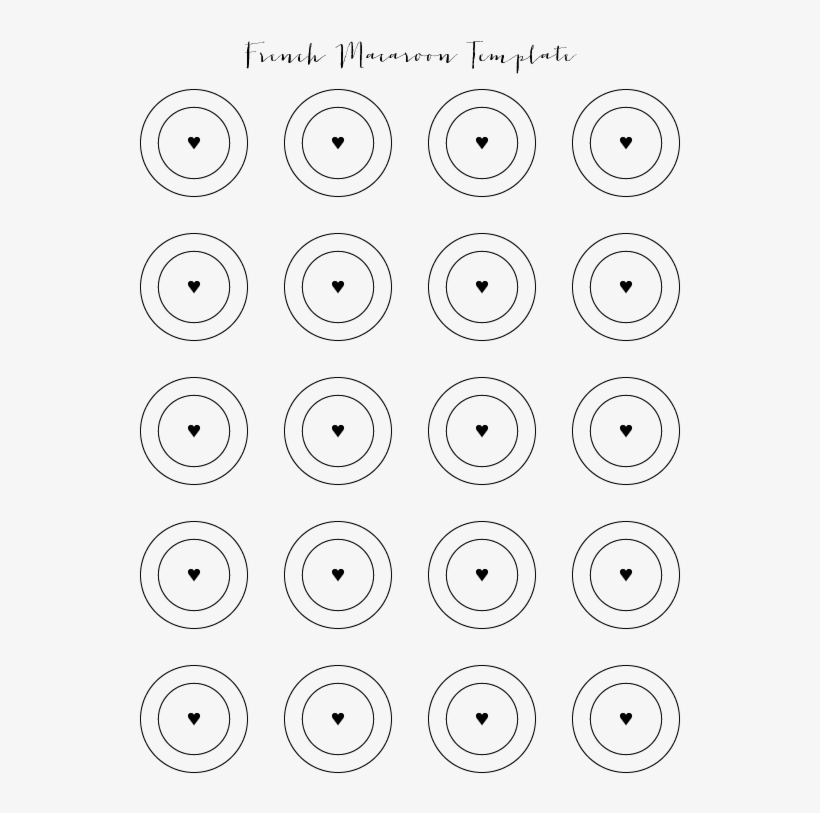 French Macaroon Piping Macarons Pinterest Macaroons - Circle, transparent png #6310802