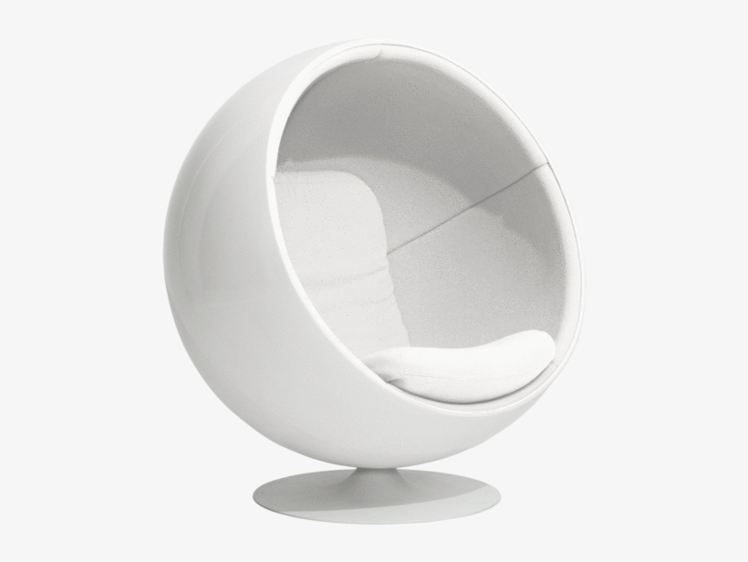 Eero Aarnio Ball Chair White, transparent png #6310863