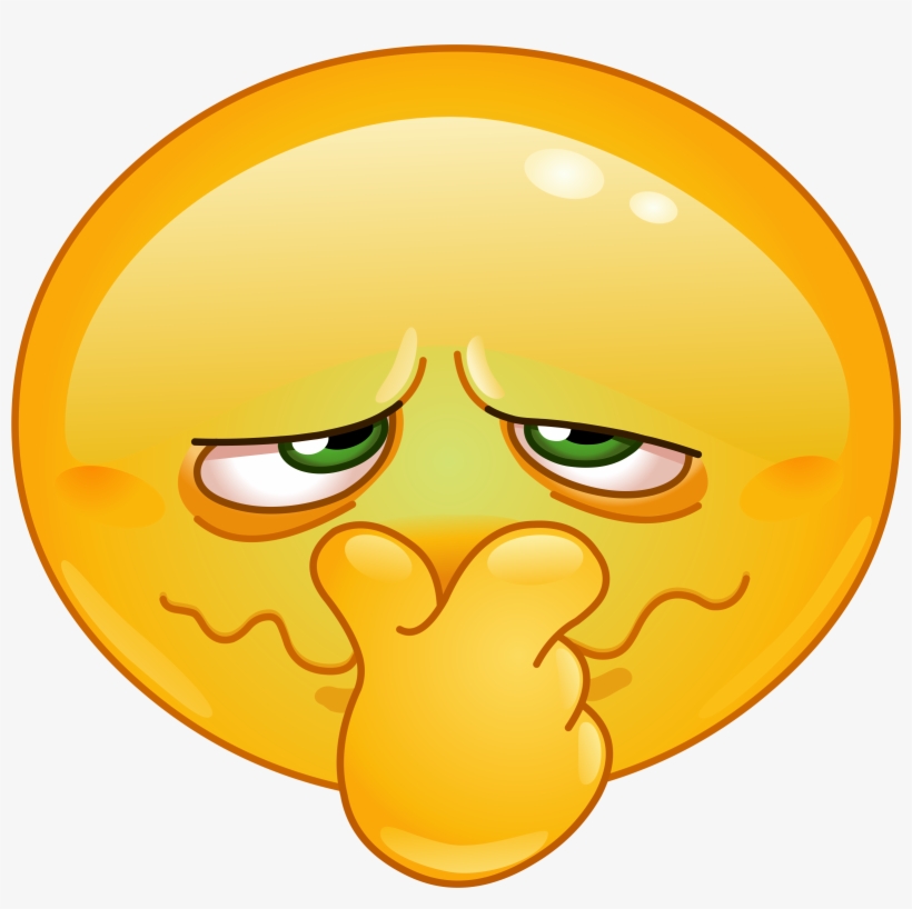 Hotsigns And Decals - Holding Nose Emoji, transparent png #6311274