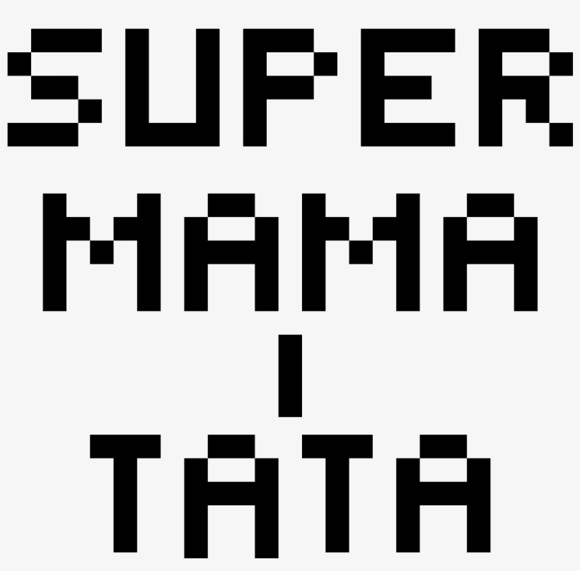 Super Mama I Tata - 8 Bit Speech Bubble Png, transparent png #6311328