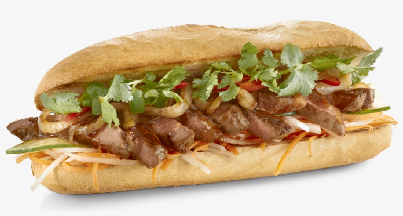 Hero Sandwich Png Png Black And White Library - Vietnamese Banh Mi Png, transparent png #6311869