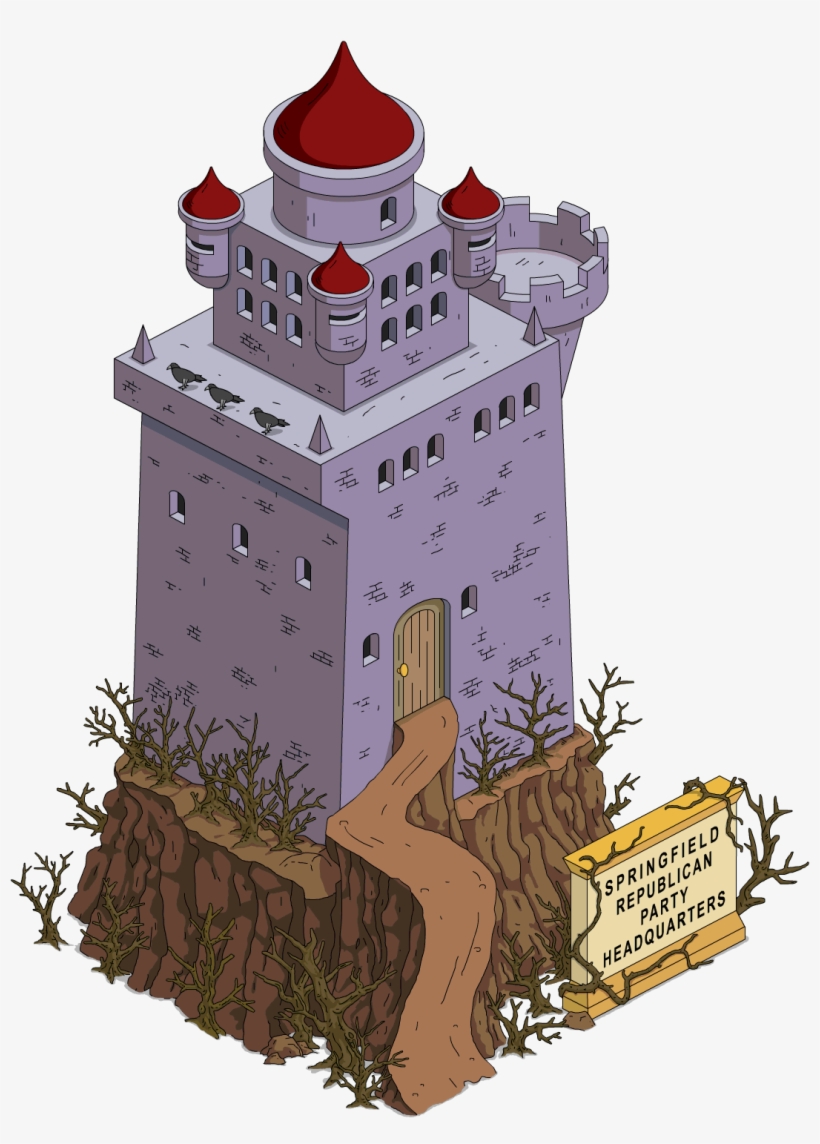 Tapped Out Republican Party Hq - The Simpsons: Tapped Out, transparent png #6311870