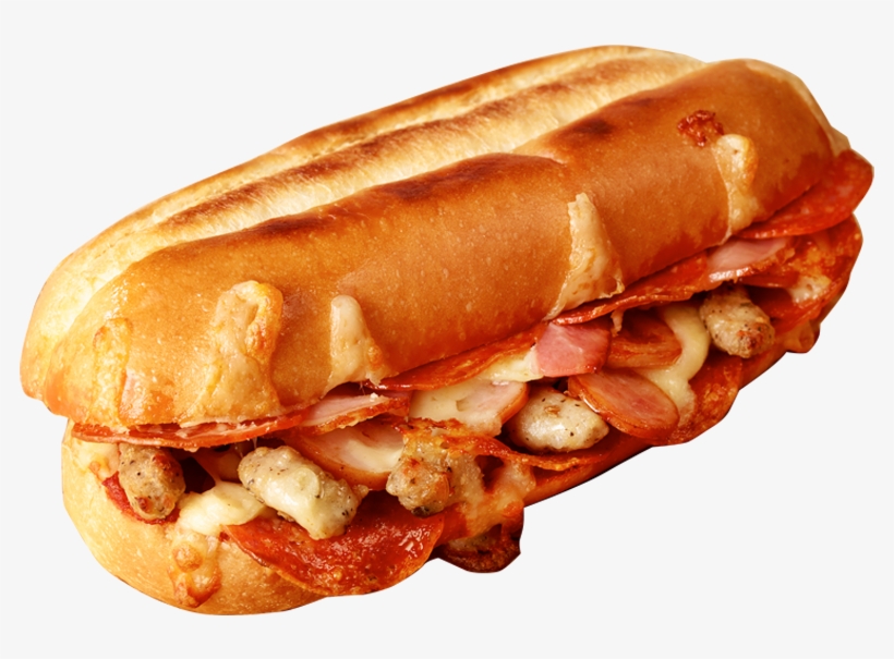 Giga Meat Pizza Sandwich - ギガ ミート ピザ サンド, transparent png #6311955