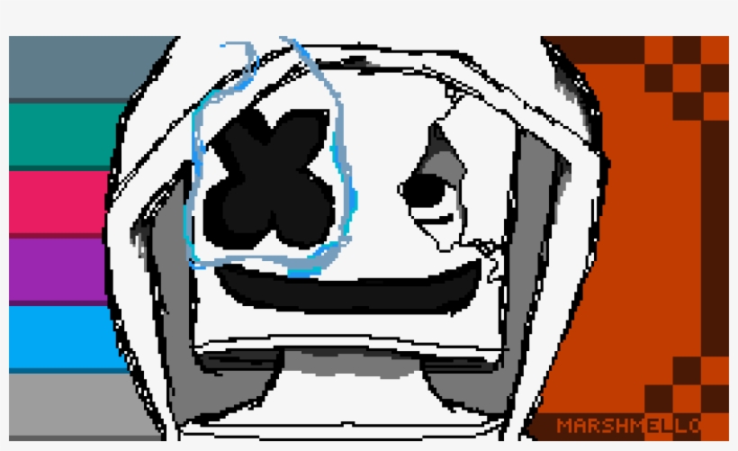 Marshmello Exposed Eye, transparent png #6315919