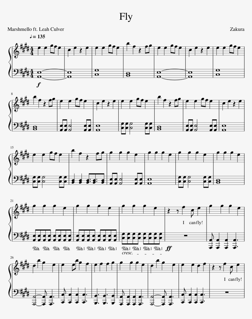 Leah Culver - Vivaldi La Folia Sheet Music, transparent png #6316334