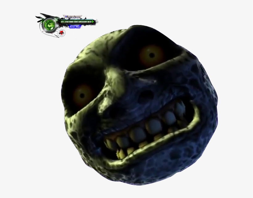 Majoras Mask Moon Png - Majoras Mask 3d Moon, transparent png #6316458