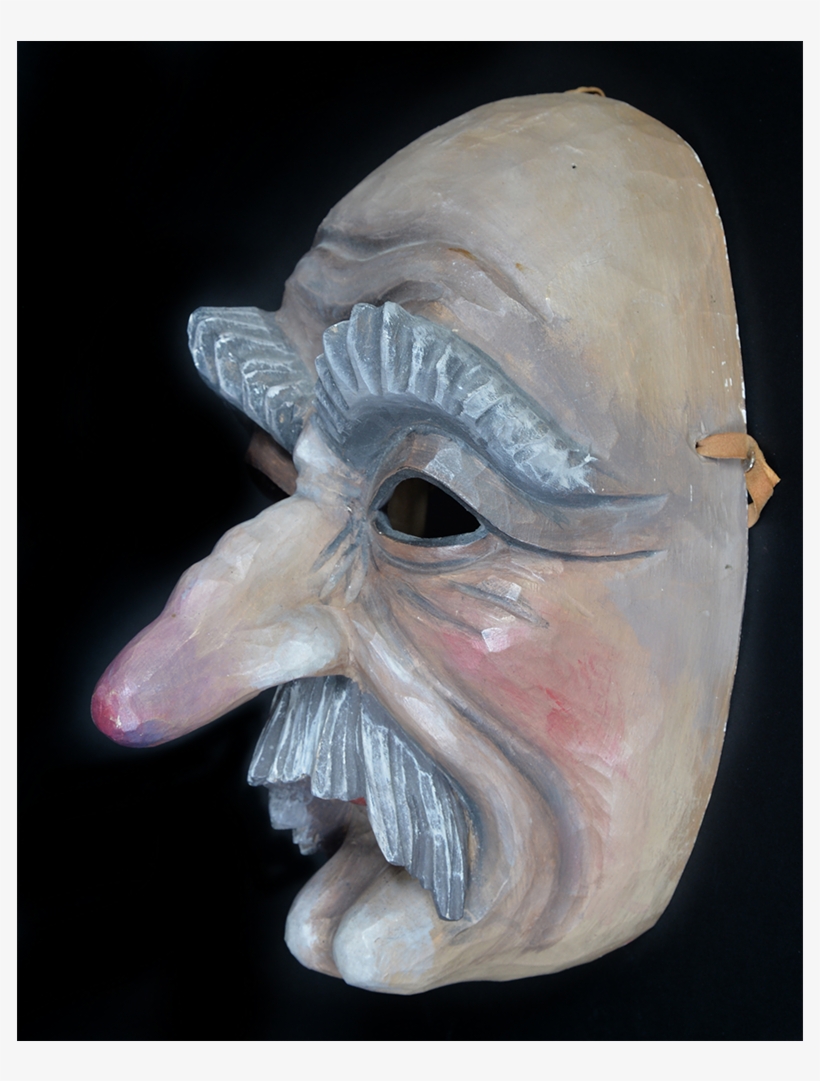 Fasnet Old Man Mask - Mask, transparent png #6316691
