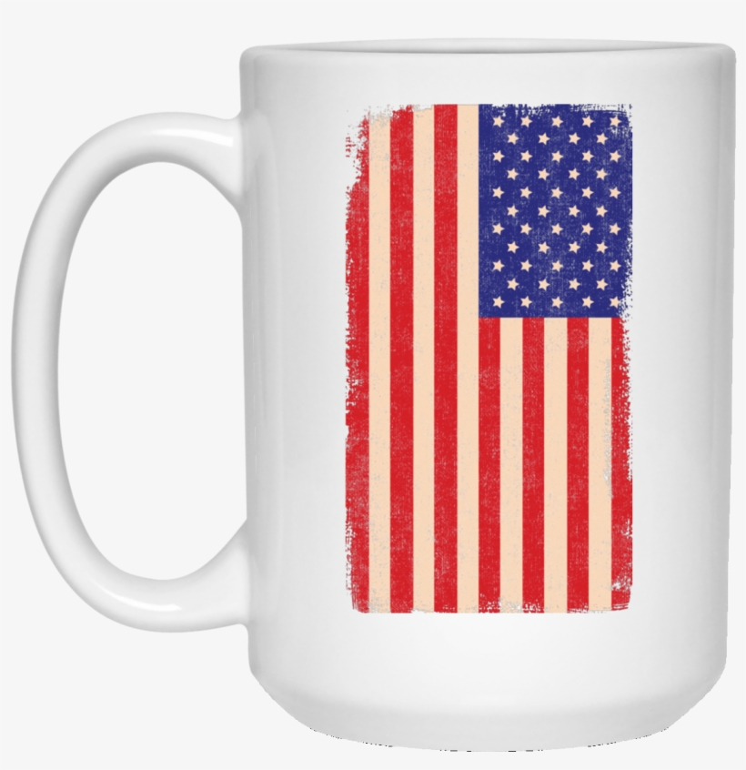 American Flag Vintage 15 Oz - Wabasha, transparent png #6317373