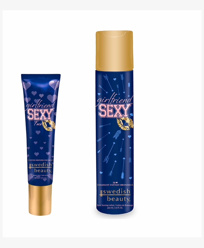 Swedish Beauty - Lot Of 5 Girlfriend Sexy Radiant Bronzer Tanning Lotion, transparent png #6317578