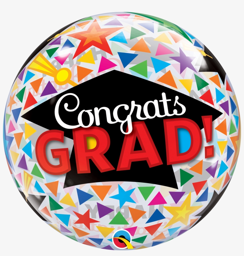 Grad Caps & Triangles 22 Inch Bubble, transparent png #6317970