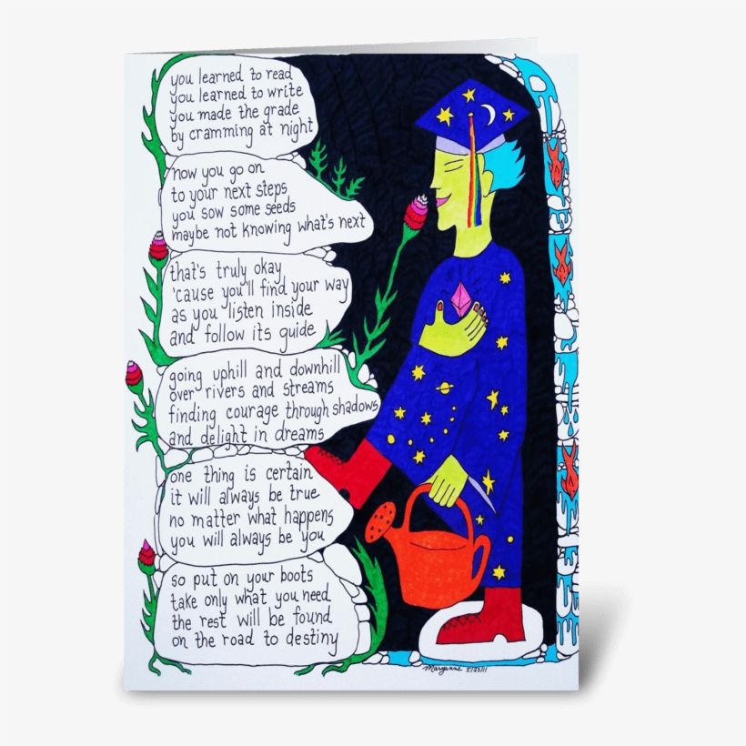 Congratulations, Graduate Greeting Card - Creative Arts, transparent png #6318246