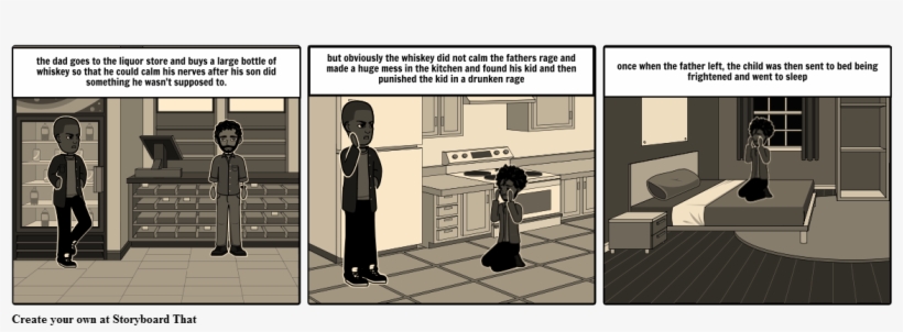 My Papa's Waltz - Storyboard, transparent png #6319853