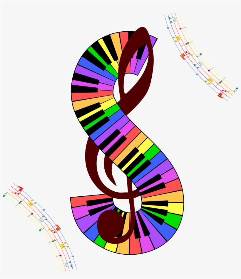 Musical Note Staff Clef - Símbolo De La Musica, transparent png #6320774