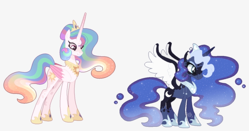The Sun And The Moon Of The Royalty Foxysparkle Mlp - Princess Luna, transparent png #6321180