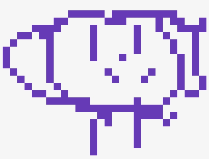 Tinky Winky Silmes - Honeycomb Cross Stitch Pattern, transparent png #6321183