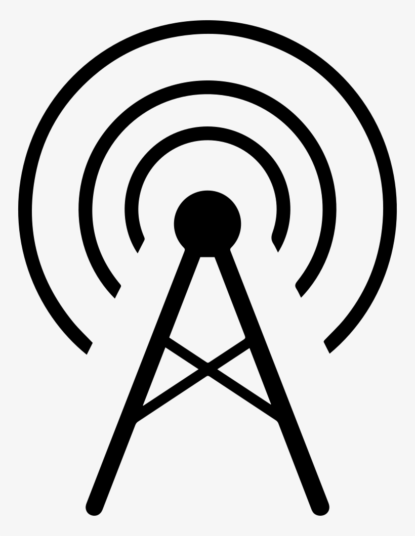 Signal No Comments - Television Tower Icon Png, transparent png #6322302