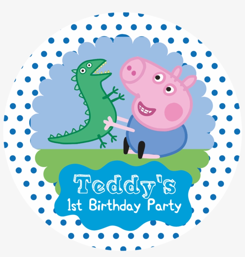 George Pig Party Box Stickers - Stickers De George Pig, transparent png #6322303
