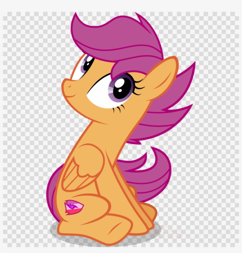 Mlp Bored Scootaloo, transparent png #6322556
