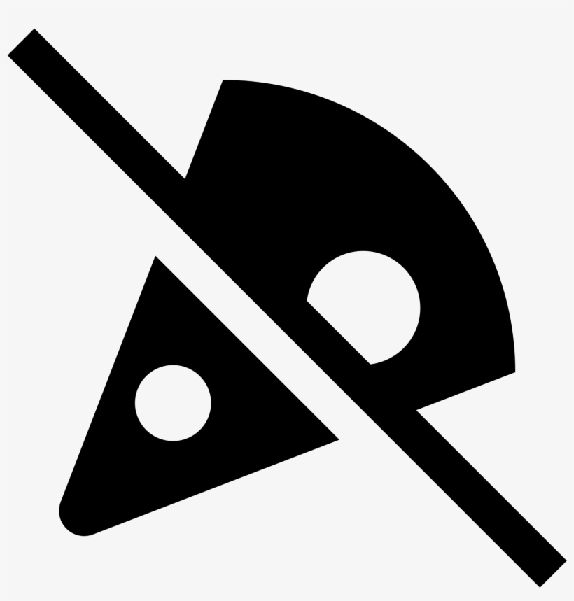 No Food Icon - Sign, transparent png #6322618