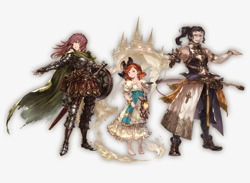 The Rains Are Welcomed By The Inhabitants Of The Desert, - Granblue Fantasy Swordsmen, transparent png #6323010