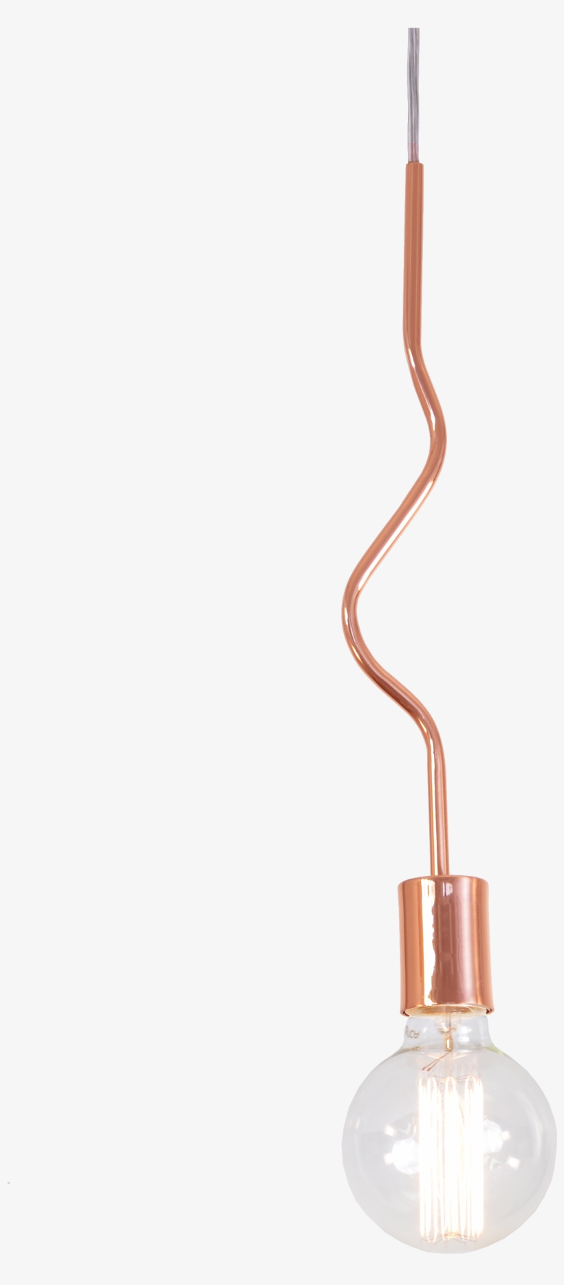 Pendente Brotas Em Metal Para 1 Lâmpada - Ceiling Fixture, transparent png #6323941