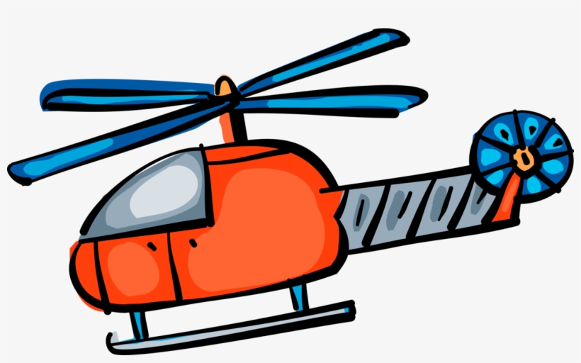 Vector Illustration Of Helicopter Rotorcraft Applies, transparent png #6324653