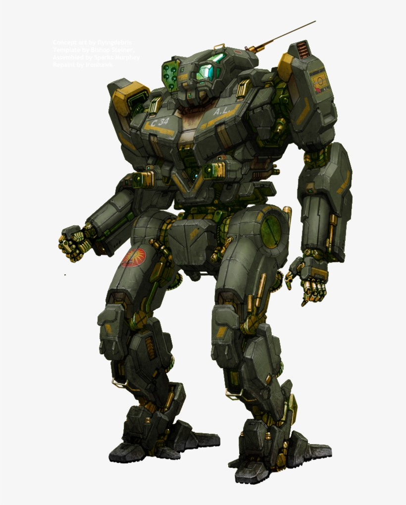 3rd Crucis Lancers Grasshopper - Enforcer Battlemech, transparent png #6325006