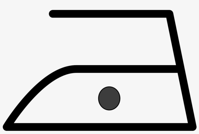 File - Bügeln 1 - Svg - Care Label Symbols Iron, transparent png #6325499
