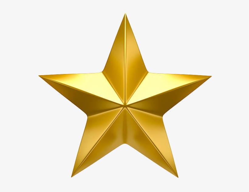 Bureaucrat Star - Gold Star, transparent png #6325509