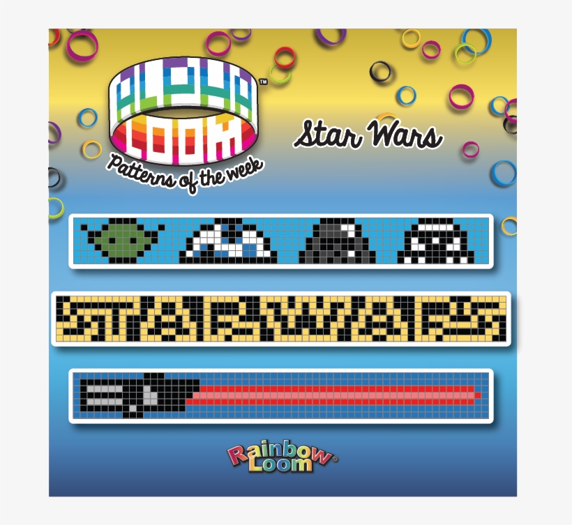 Star Wars Patterns December 29, - Christmas Alpha Loom Patterns, transparent png #6325510