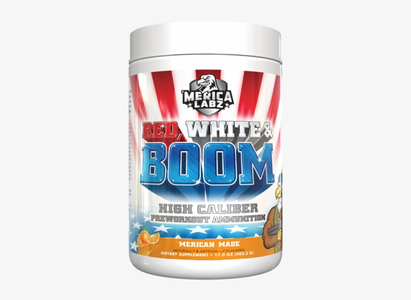 Red White And Boom Pre Workout, transparent png #6325577