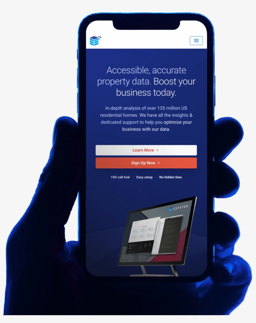 Estated Mobile Website - Mobile Device, transparent png #6325721