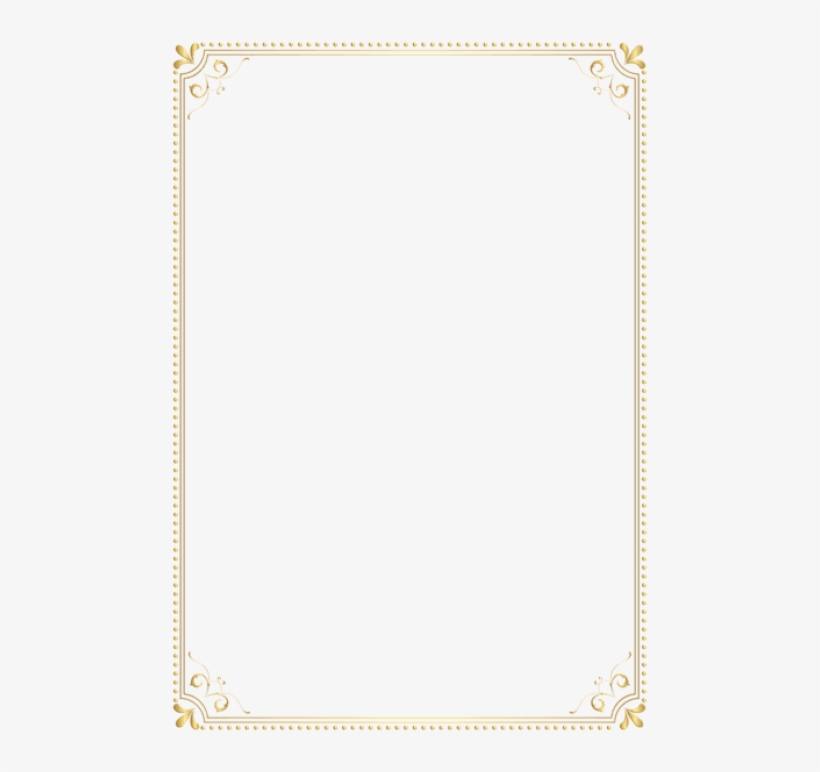 Download Gold Border Frame Clipart Png Photo Gold Border For Word