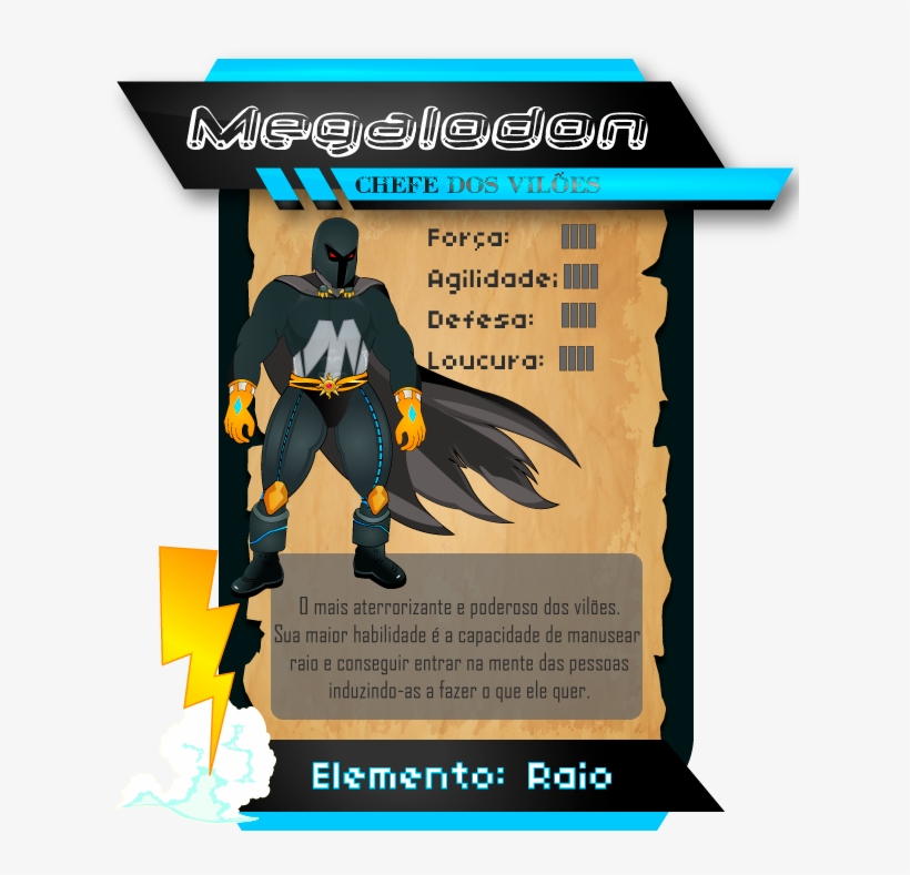 Megalodon, O Domador De Raios - Cartoon, transparent png #6326676