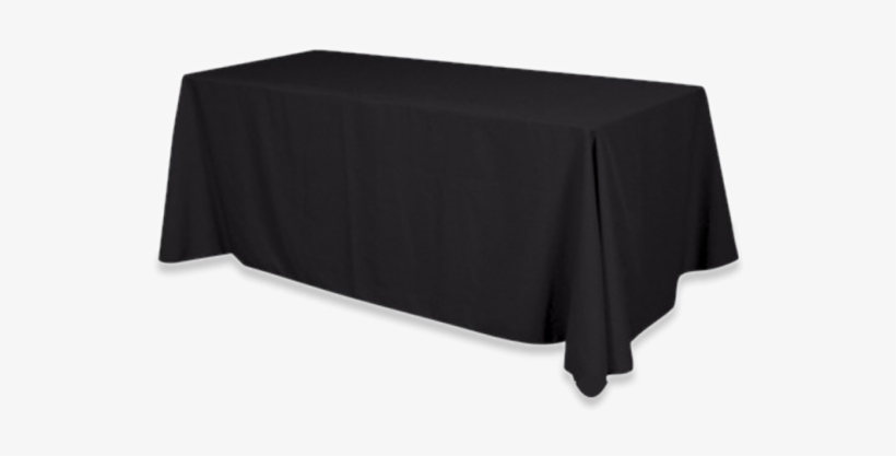 Blank Table Cover - Black Tablecloth Trade Show, transparent png #6327485
