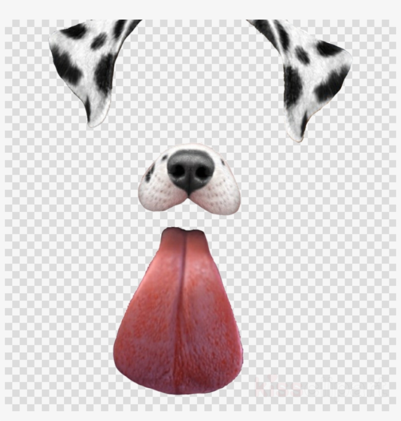 Snapchat Dog Ears Dalmatian, transparent png #6327819