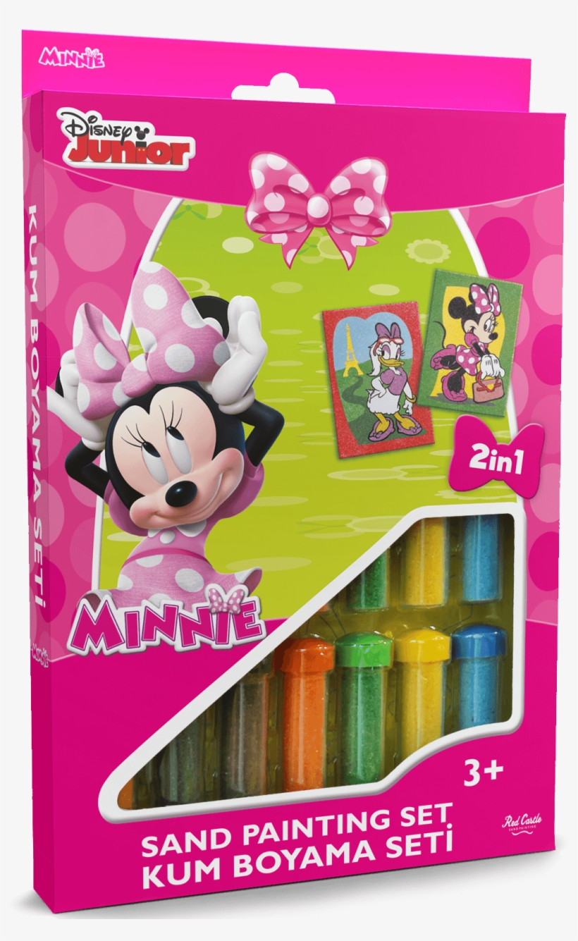 Minnie Mouse And Daisy Duck Sand Painting Set - Minnie Mouse 24 Piece Puzzle, transparent png #6328970