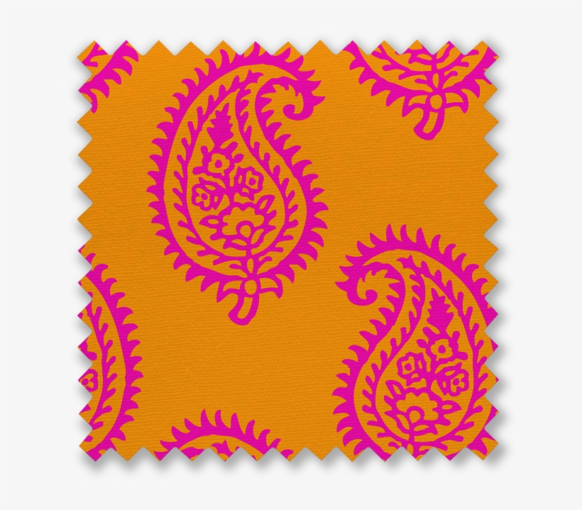 Paisley - Orange - Orange, transparent png #6330016