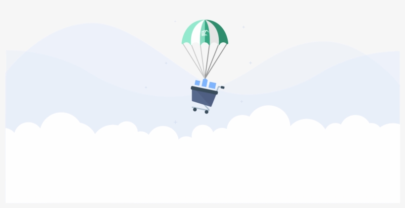 Footer Image - Hot Air Balloon, transparent png #6330643