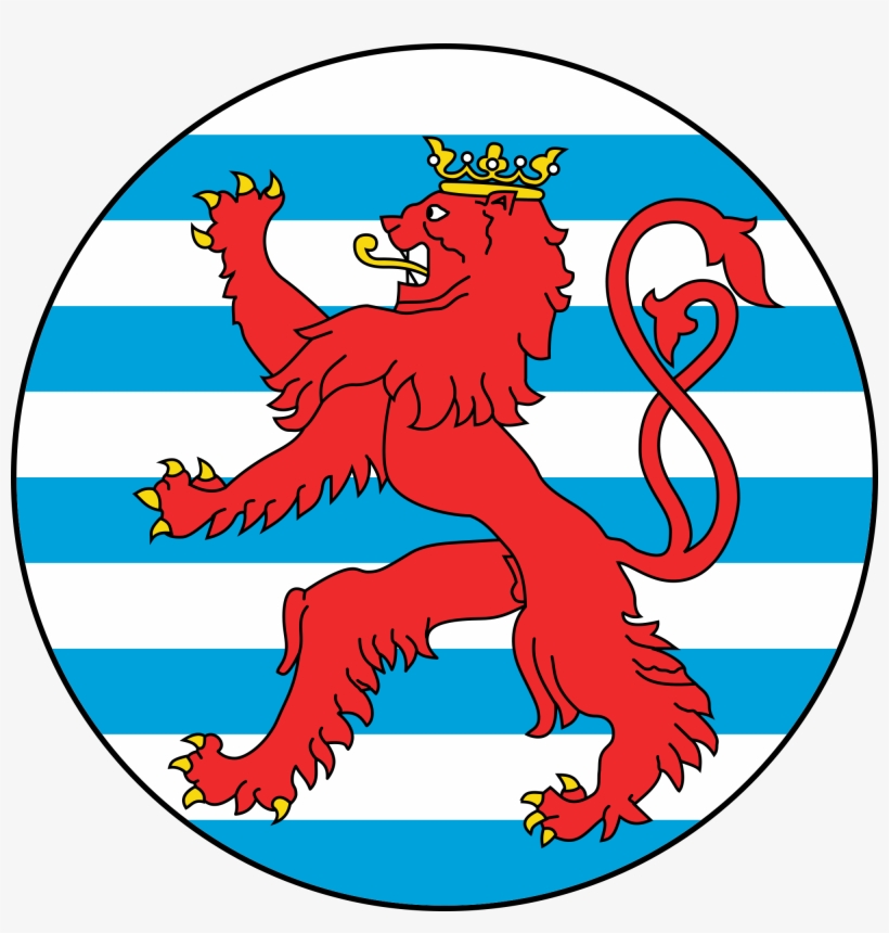 Luxembourg - Luxembourg Roundel, transparent png #6330897