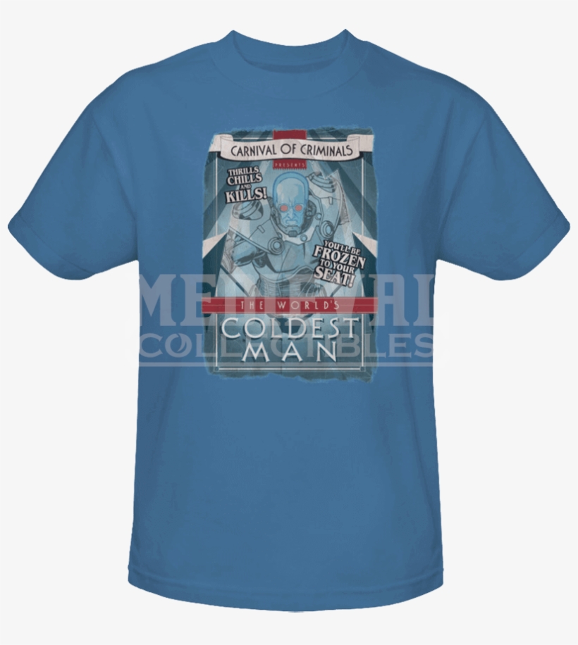 Carnival Of Criminals Mr Freeze T-shirt - Batman Circus Coldest Man - 30 X 40cm Collector Prints, transparent png #6331006