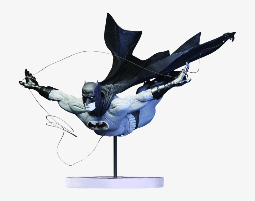 Black & White Dick Grayson Batman Statue - Batman Black And White Statue Collection, transparent png #6331829