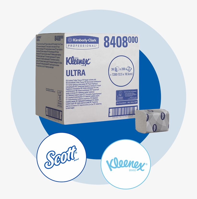 Kleenex Ultra Toilet Tissue Bulk 2-ply, transparent png #6332931