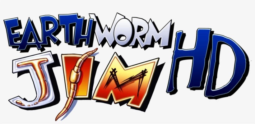 Earthworm Jim Hd - Earthworm Jim Logo, transparent png #6333344
