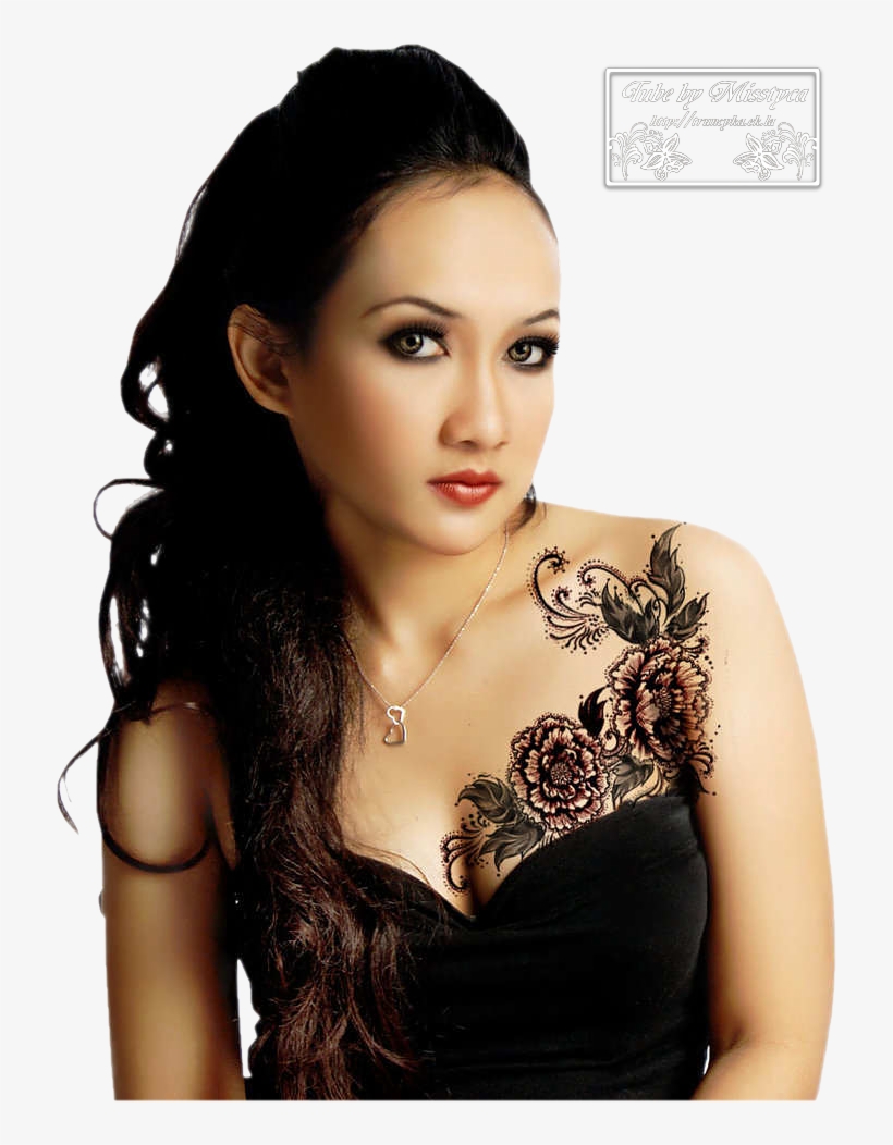 Flowers Chest Tattoos For Girls Dream Tattoos, Rose - Chest Tattoos For Girls Ideas, transparent png #6333743