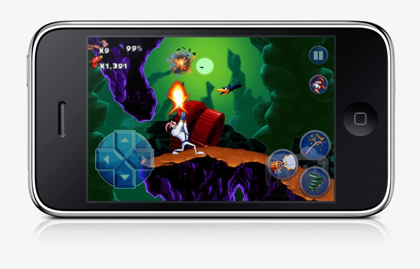 Earthworm Jim No Iphone - Earthworm Jim Iphone, transparent png #6334018