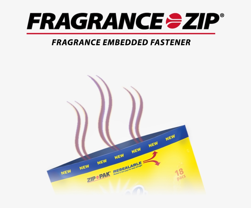 Harness The “power Of Scent” In A Resealable Closure - Zip-pak, transparent png #6334474