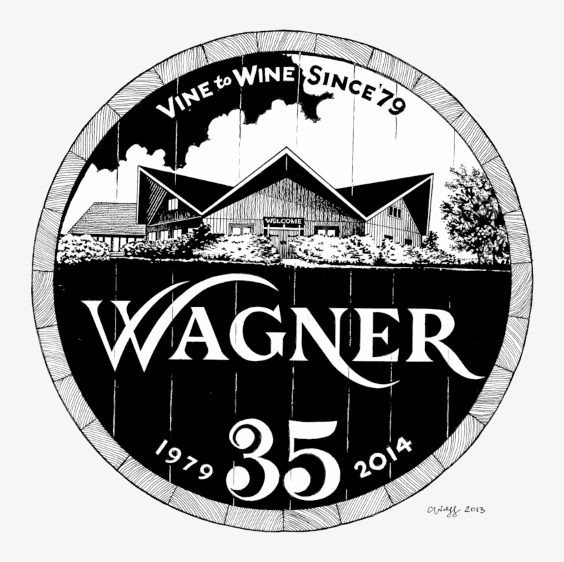 35th Anniversary Logo For Wagner Vineyards - V6 Engine, transparent png #6334610