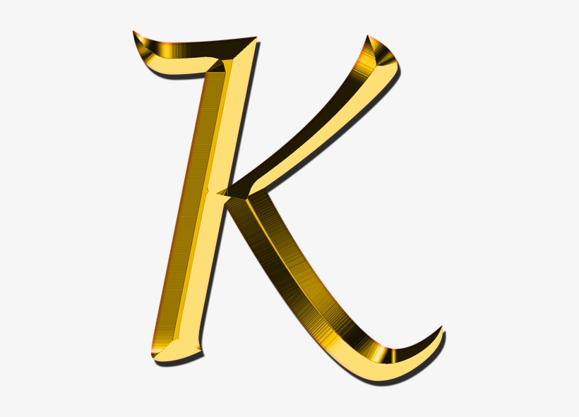 Thumb Image - Letter K Gold Png, transparent png #6335959