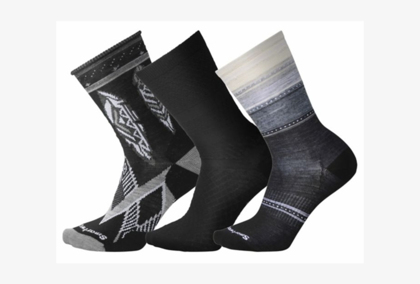 Women's Black Socks Trio - Sock, transparent png #6336665